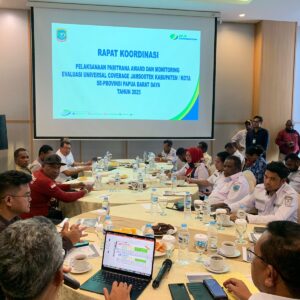 BPJS Sorong Matangkan Persiapan Paritrama Award dan Evaluasi Perlindungan Sosial Pekerja di Papua Barat Daya