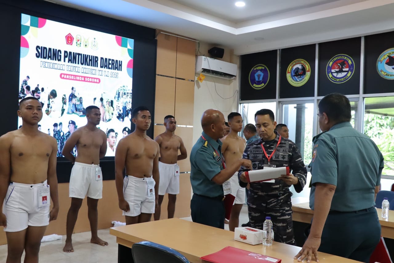 Lantamal XIV Gelar Sidang Pantukhir Daerah Calon Taruna Akademi TNI 2025, Wujudkan Rekrutmen Prajurit TNI Yang Transparan Dan Berkualitas