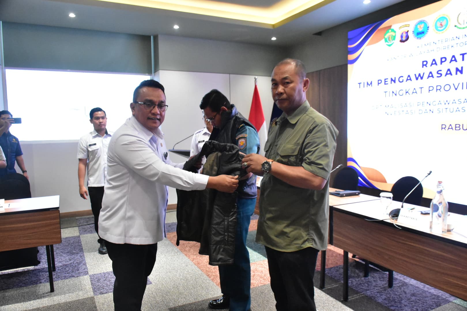 Korem 091/ASN Berpartisipasi dalam Rapat TIMPORA Kaltim : Meningkatkan Keamanan dan Ketertiban