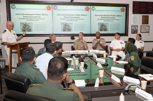 Tingkatkan Keamanan Kawasan, TNI- USINDOPACOM Jalin Kerjasama Public Affairs