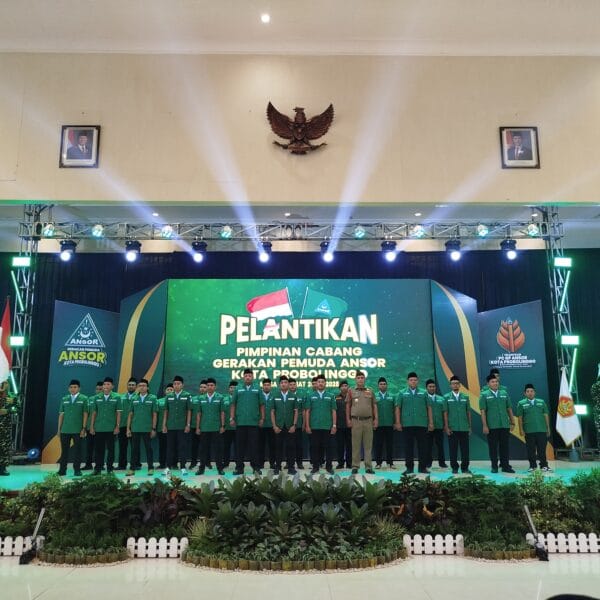 Salamul Huda Resmi Dilantik Sebagai Ketua Ansor Kota Probolinggo Masa Khidmat 2024–2028