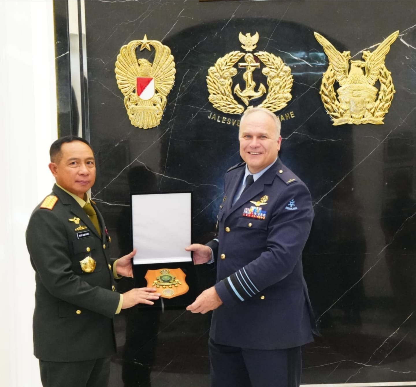 Panglima TNI Dan Panglima Angkatan Bersenjata Belanda Bahas Peningkatan Kerja Sama Militer