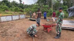 Bersama Rakyat, TNI Kuat: Aksi Peduli Masjid di Kampung Baidub