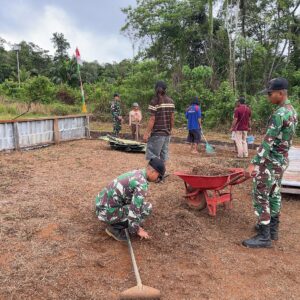 Bersama Rakyat, TNI Kuat: Aksi Peduli Masjid di Kampung Baidub Bersama Rakyat, TNI Kuat: Aksi Peduli Masjid di Kampung Baidub