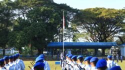 Danwing Udara 5 Lanud Sultan Hasanuddin Pimpin Upacara 17-an Bacakan Sambutan Pangkoopsudnas