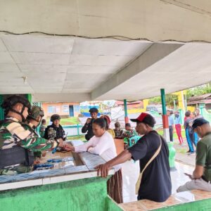 Tingkatkan Kesejahteraan Warga, Satgas Yonif 126/KC Adakan Bakti Kesehatan di Mindiptana Tingkatkan Kesejahteraan Warga, Satgas Yonif 126/KC Adakan Bakti Kesehatan di Mindiptana