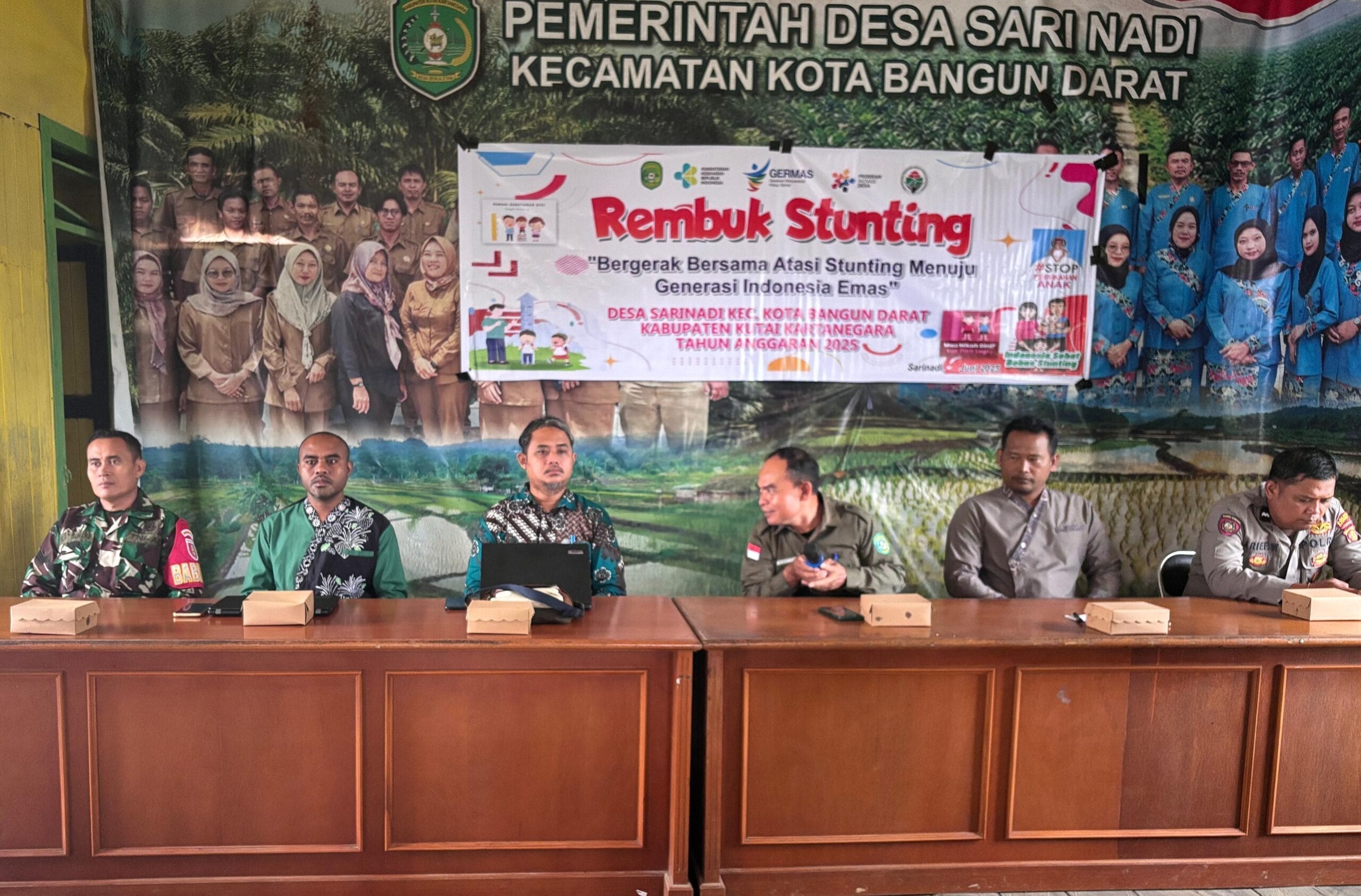 Bergerak Bersama Menuju Generasi Indonesia Emas, Babinsa Hadiri Rembuk Stunting