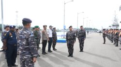 Lantamal XIV Gelar Apel Pasukan Untuk Kesiapan Latihan Pengamanan VVIP