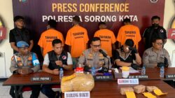 Polresta Sorong Kota Ungkap Jaringan Ganja Senilai Rp200 Juta, 4 Tersangka Diamankan