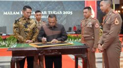 Malam Pengantar Tugas Taruna Tingkat Akhir Akmil, Gubernur Akmil : Junjung Integritas dan Jiwa Korsa