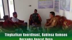 Tingkatkan Koordinasi, Babinsa Komsos Bersama Aparat Desa