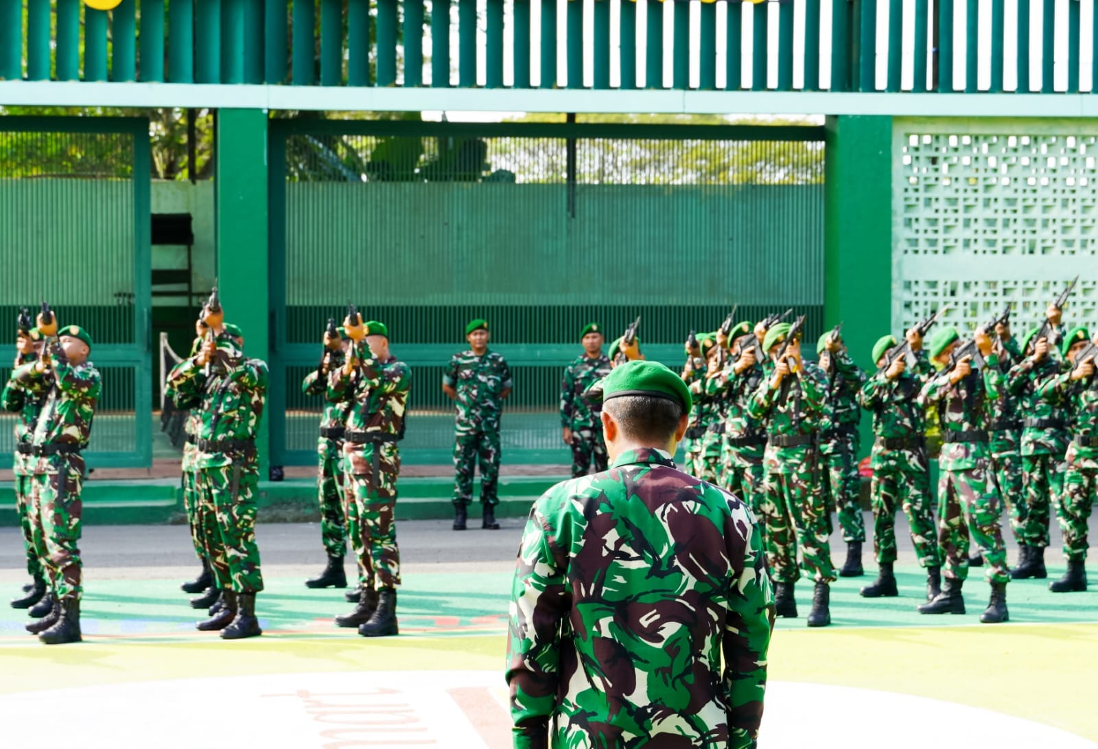 Tim Waslakgiat Kodiklat Angkatan Darat Pantau Permildas Kodim Bojonegoro