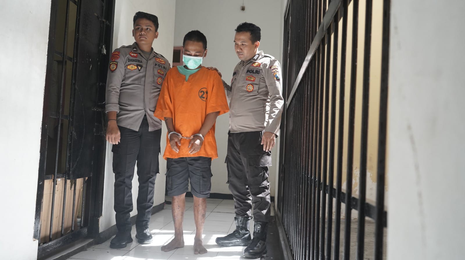 Polres Probolinggo Kota Bekuk Residivis Kasus Curanmor di Rest Area Tongas