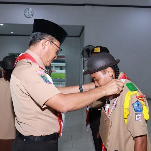 Bangun Karakter Generasi Muda Maritim, Lantamal XIV Buka Latihan Dasar Saka Bahari Tahun 2025
