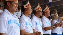 PANGKOARMADA III HADIRI PEMBUKAAN PEKAN OLAHRAGA ANGKATAN LAUT WILTIM TAHUN 2025