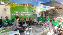 Korlantas Polri dan Satlantas Polres Probolinggo Kota Sambangi Komunitas Ojol