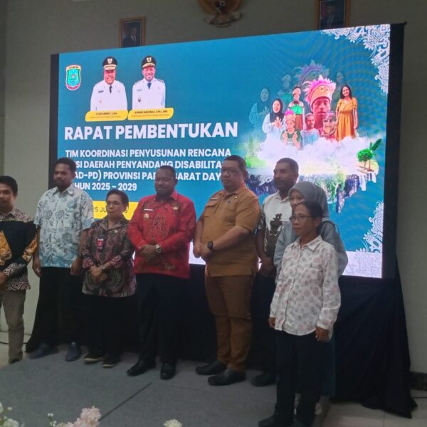 Sorong Jadi Tuan Rumah Rapat Pembentukan Tim Penyusunan Rencana Aksi Daerah Penyandang Disabilitas Papua Barat Daya