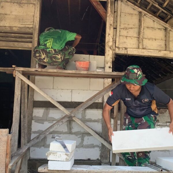 TMMD 125 Bojonegoro Realisasikan Peningkatan Kualitas Aladin Rutilahu