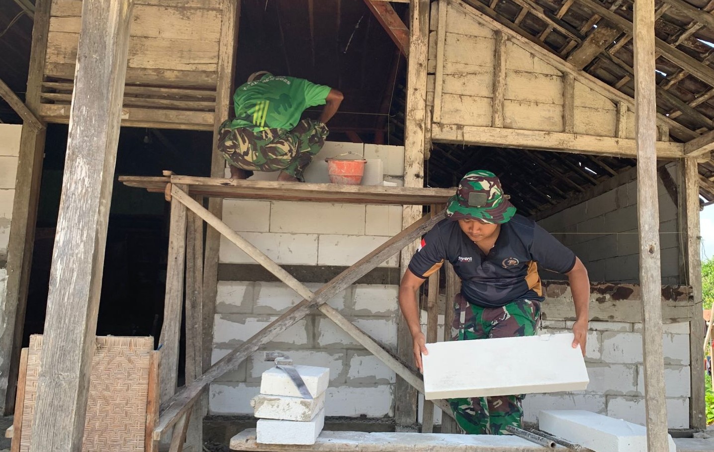 TMMD 125 Bojonegoro Realisasikan Peningkatan Kualitas Aladin Rutilahu