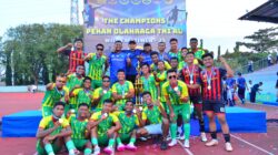 Tim Sepak Bola Koarmada III Tampil Gemilang, Jawara Sepak Bola TNI AL Wilayah Timur