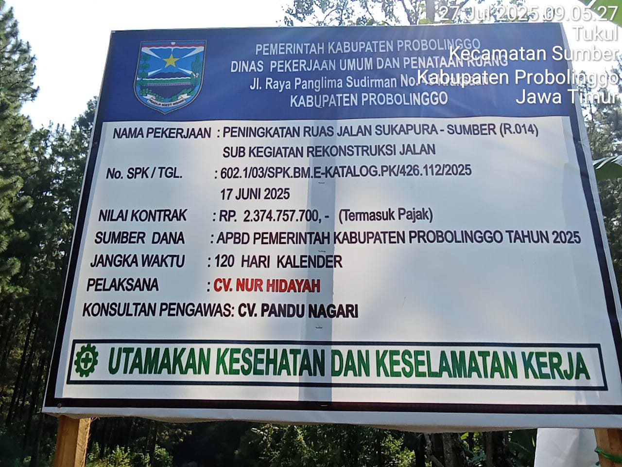 Proyek Peningkatan Jalan Sukapura–Sumber Diduga Sarat Masalah, LSM dan Media Temukan Banyak Kejanggalan