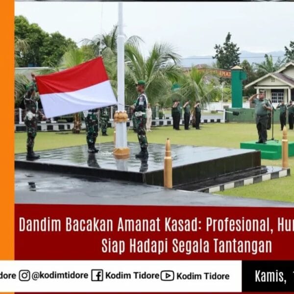 Dandim Bacakan Amanat Kasad: Profesional, Humanis, dan Siap Hadapi Segala Tantangan