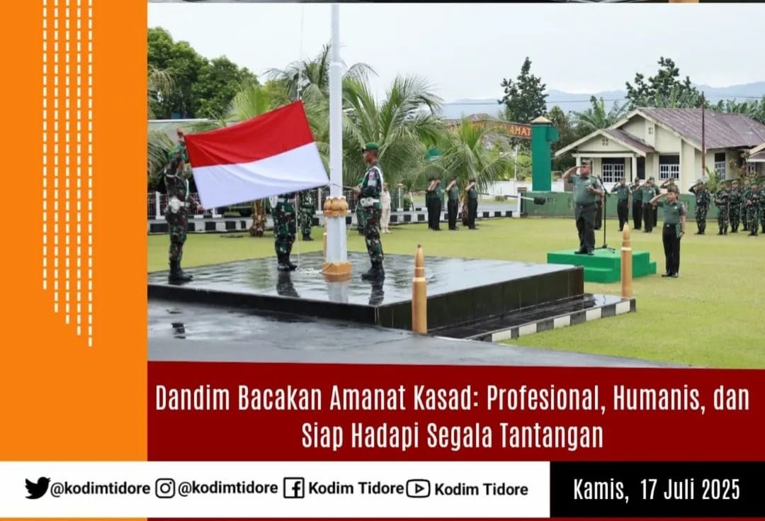 Dandim Bacakan Amanat Kasad: Profesional, Humanis, dan Siap Hadapi Segala Tantangan Dandim Bacakan Amanat Kasad: Profesional, Humanis, dan Siap Hadapi Segala Tantangan