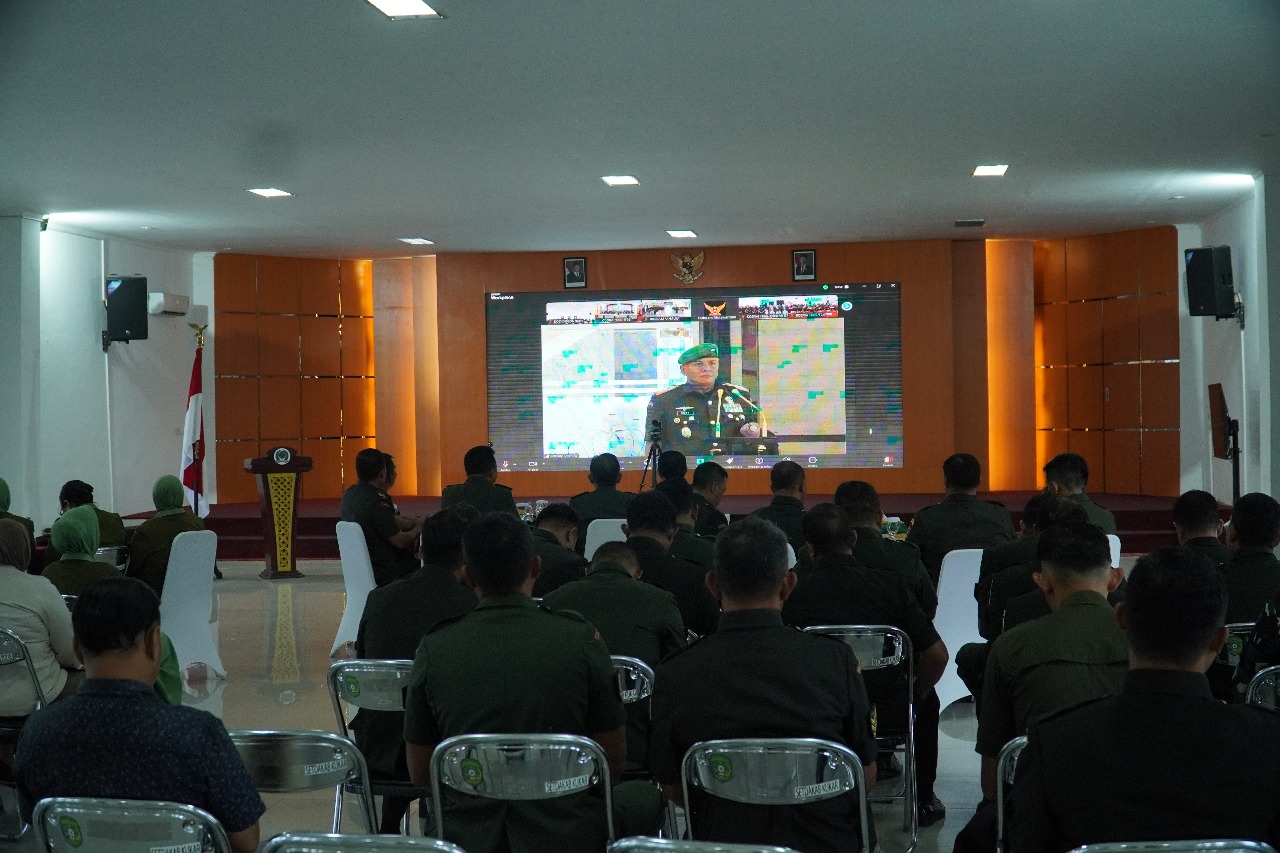 Kodim 0906/Kkr Peringati HUT Kodam Ke-67, Lewat Doa Bersama Dan Renungan Suci Secara Daring