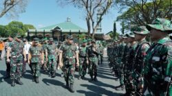 Pangkogabwilhan II Cek Langsung Kesiapan Batalyon Komposit PRCPB Kodam XIV/Hsn