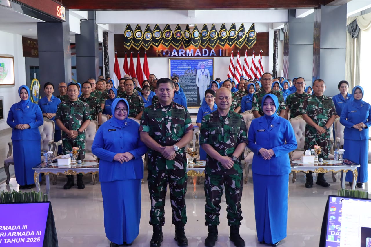 Pangkoarmada III dan Ketua DJA III Gelar Tatap Muka Bersama Anggota Jalasenastri: Wujud Apresiasi dan Penguatan Peran Strategis Istri Prajurit