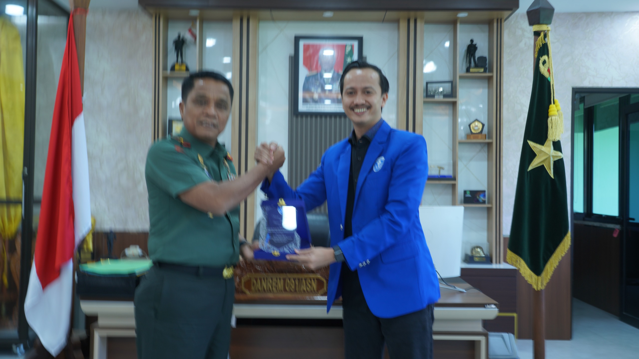 Kegiatan Audiensi bersama Mahasiswa GMKI dengan Danrem 091/ASN,