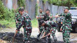 Dandim 1802/Sorong Pimpin Patroli dan Bersihkan Blokade Jalan Pasca Pemindahan Tahanan