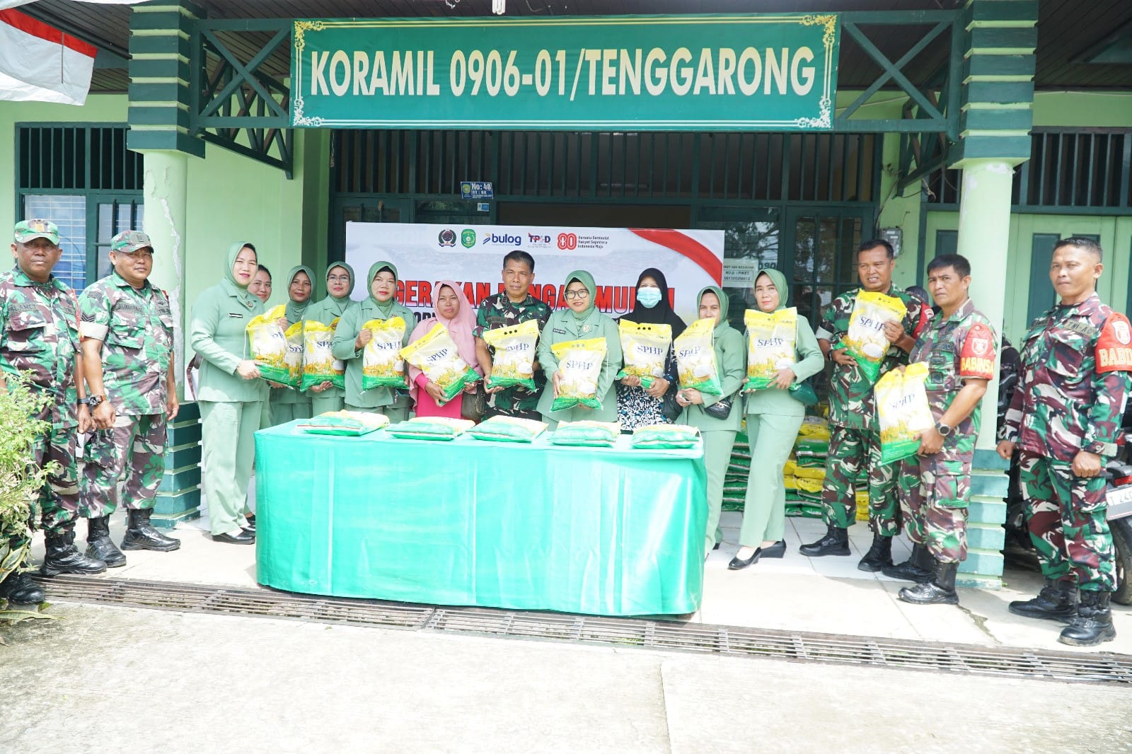 Kodim 0906/Kutai Kartanegara Gelar Gerakan Pangan Murah