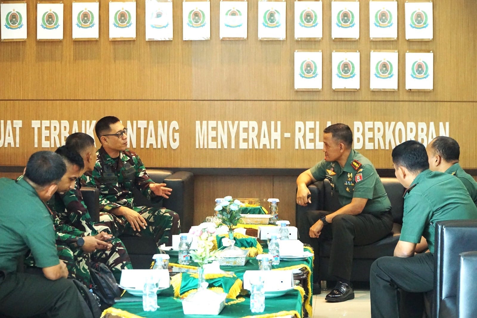 Kodim 0906/Kkr Terima Kunjungan Tim Wasev Bidang Teritorial TNI AD