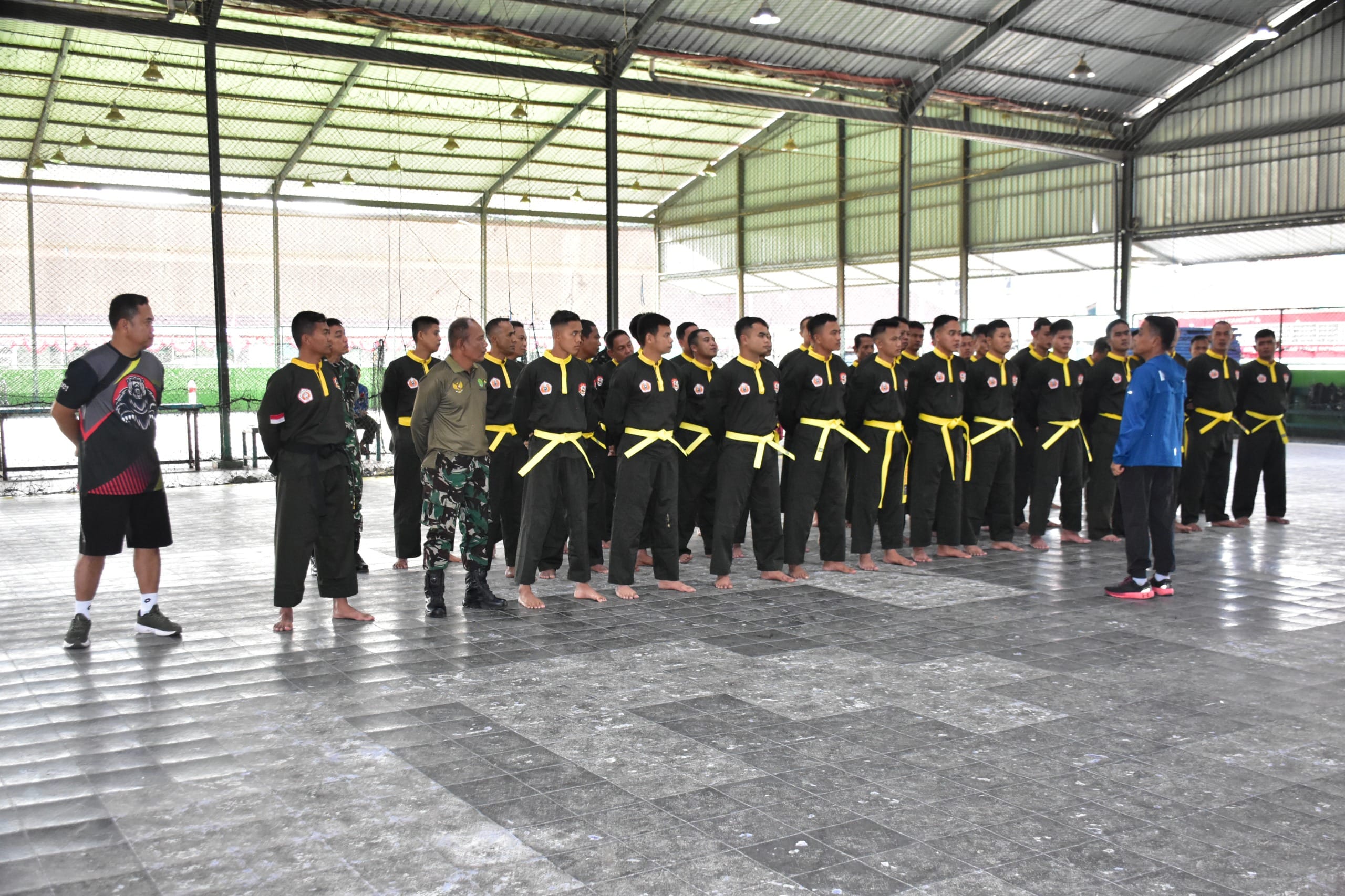 Kenaikan Sabuk Pencak Silat Militer (PSM) Wilayah Korem 091/ASN