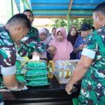 Ringankan Beban Ekonomi, Kodim 1505/Tidore Gelar Pasar Murah