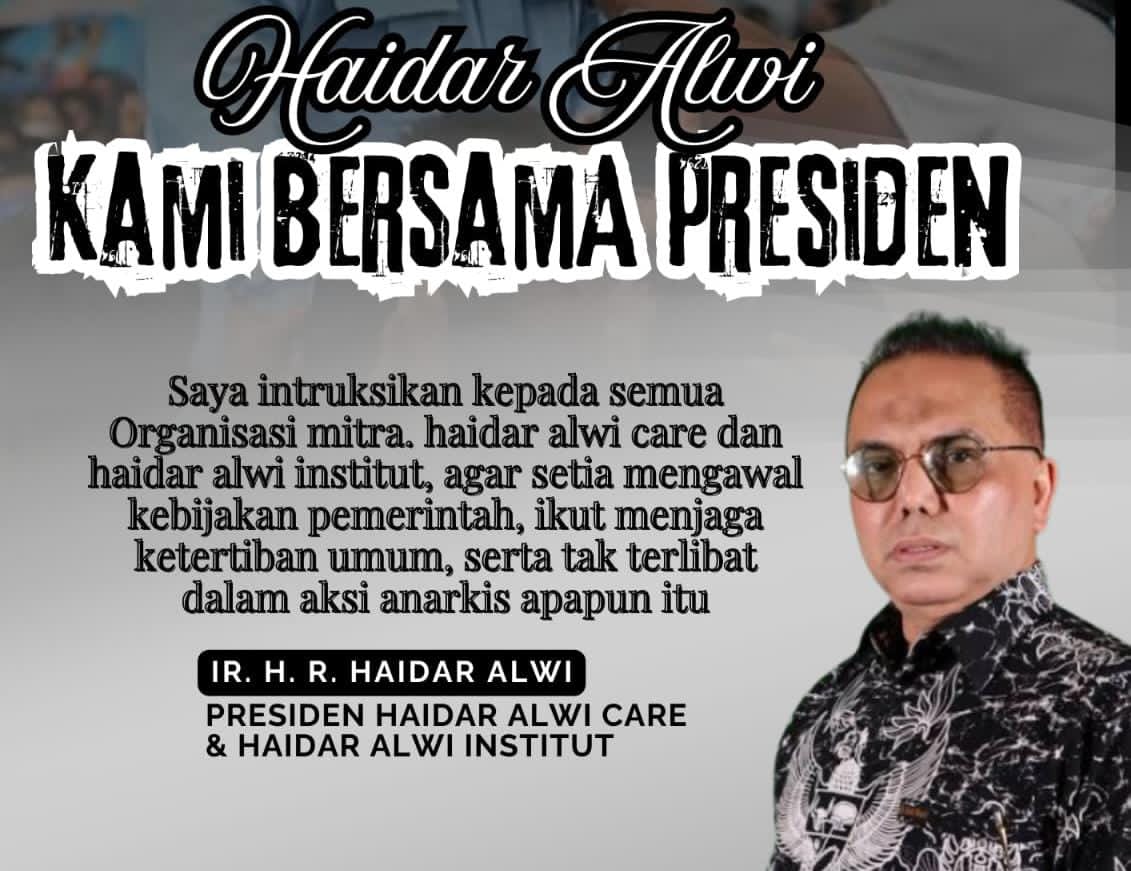 Haidar Alwi: Prabowo Subianto dan Keteguhan Indonesia Menolak Tarikan Global