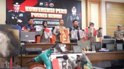 Polres Kediri Tetapkan 28 Tersangka Pengrusakan dan Penjarahan Saat Demo 14 Diantaranya Anak Dibawah Umur*