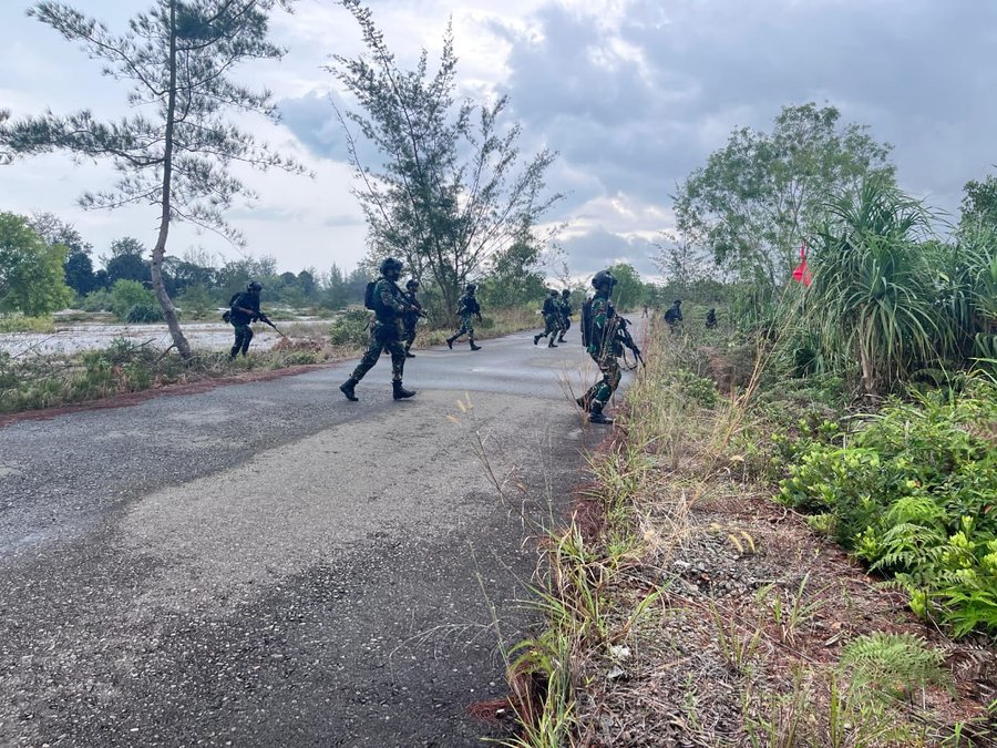 Yonif 2 Marinir Gempur Sasaran di Garis Depan Latgabma Super Garuda Shield 2025
