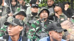 Dandim 1710/Mimika Bersama Anggota Ikuti Lomba Menembak Trisula Open Championship Dalam Rangka HUT Kogabwilhan III