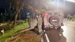 Jaga Situasi Kamtibmas Agar Tetap Kondusif Menjelang Peringatan HUT Ke-80 TNI, Kodim 1710/Mimika Gelar Patroli Wilayah
