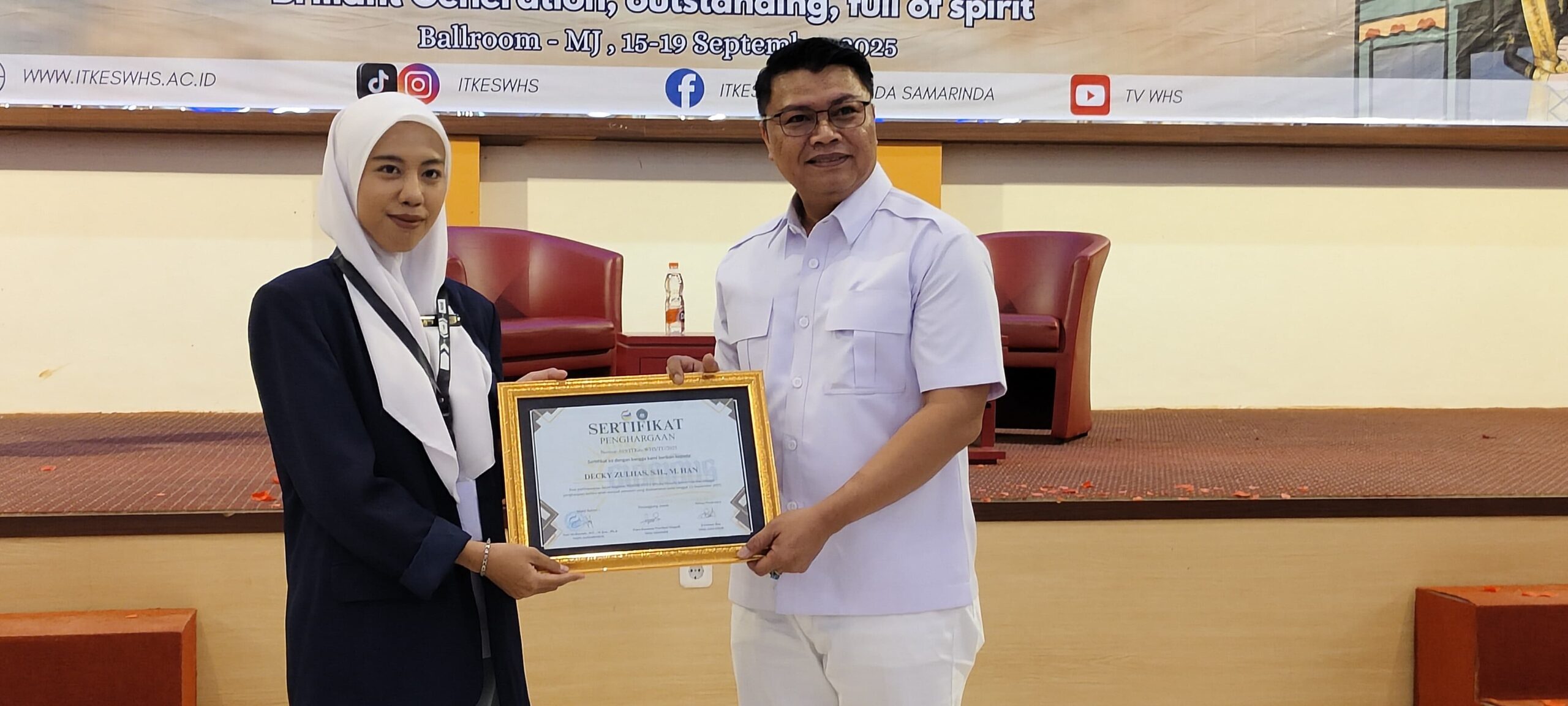 Kasi Intel Kasrem 091/ASN Berikan Kuliah Umum di ITKES Wiyata Husada Samarinda
