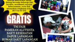 Pesta Rakyat – TNI Fair jelang HUT ke-80 TNI di Monas