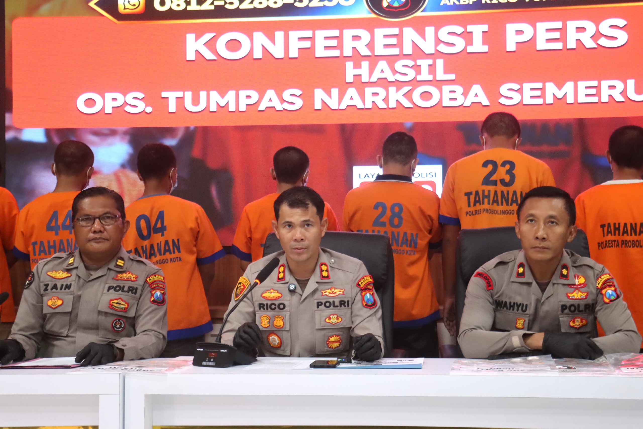 Polisi Amankan 10 Tersangka Dalam Operasi Tumpas Semeru 2025 di Kota Probolinggo