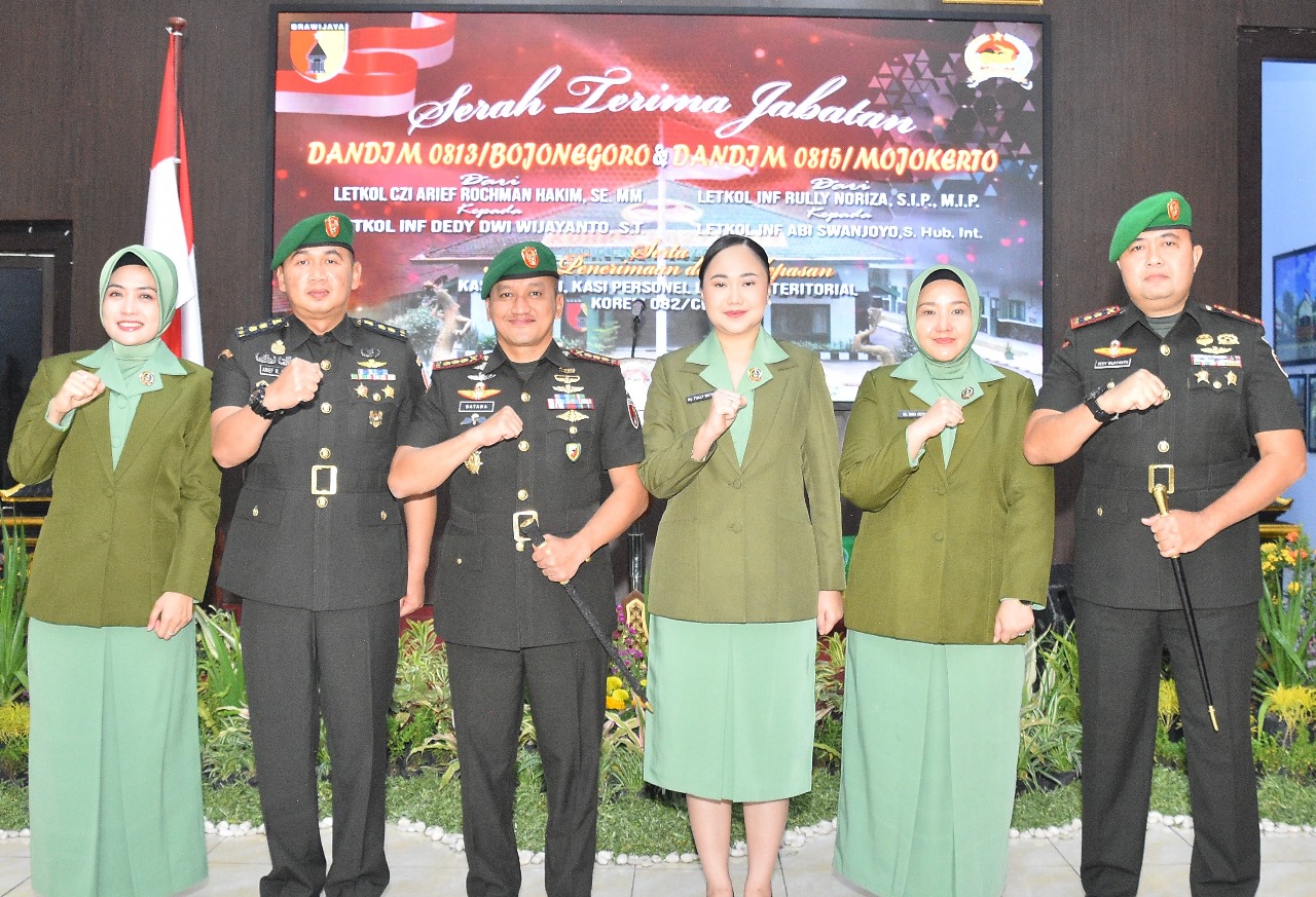 Jabatan Komandan Kodim 0813 Bojonegoro Resmi Berganti