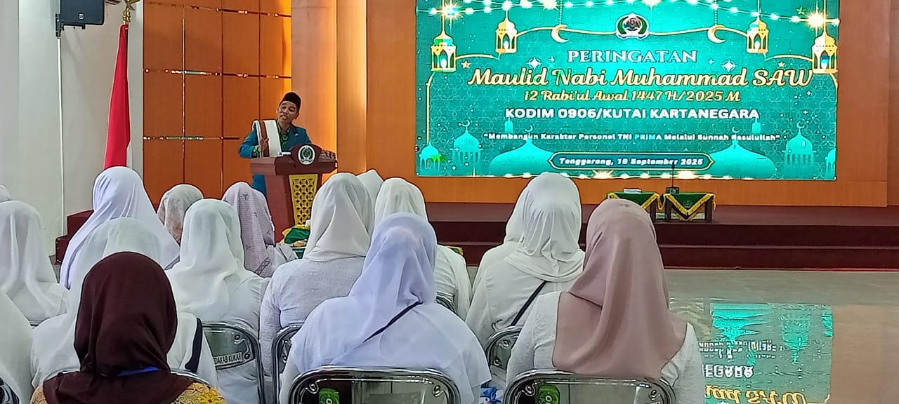 Bangun Karakter Personel TNI Prima Melalui Sunnah Rasulullah, Kodim 0906/Kkr Gelar Peringatan Maulid Nabi Muhammad SAW Bangun Karakter Personel TNI Prima Melalui Sunnah Rasulullah, Kodim 0906/Kkr Gelar Peringatan Maulid Nabi Muhammad SAW
