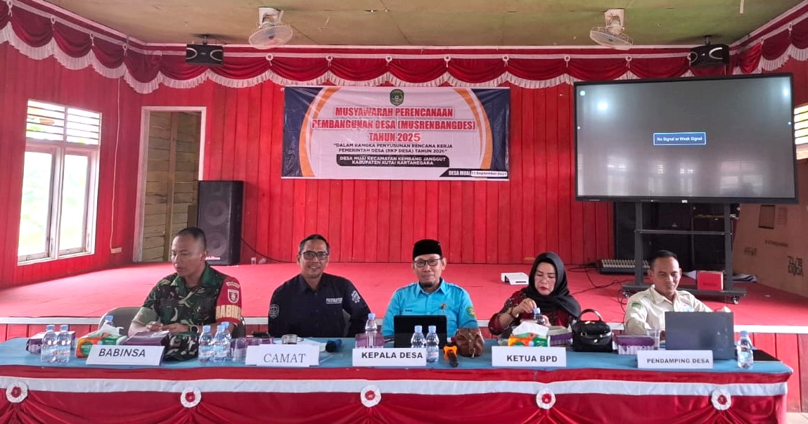 Dukung Penuh Pembangunan di Wilayah Binaan, Babinsa Hadiri Musrenbangdes