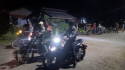 Tingkatkan Keamanan Lingkungan Di Wilayah Binaan, Babinsa Koramil Kenohan Ajak Linmas Patroli Siskamling