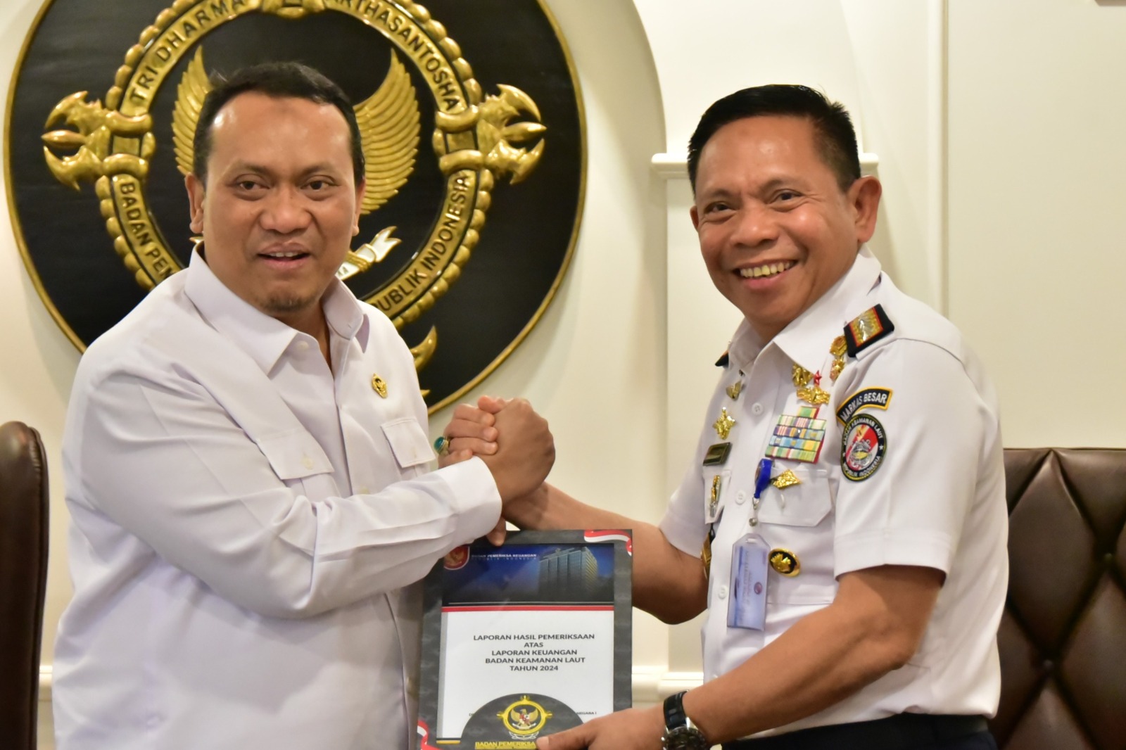 Bakamla RI Raih Opini WTP dari BPK atas Laporan Keuangan 2024