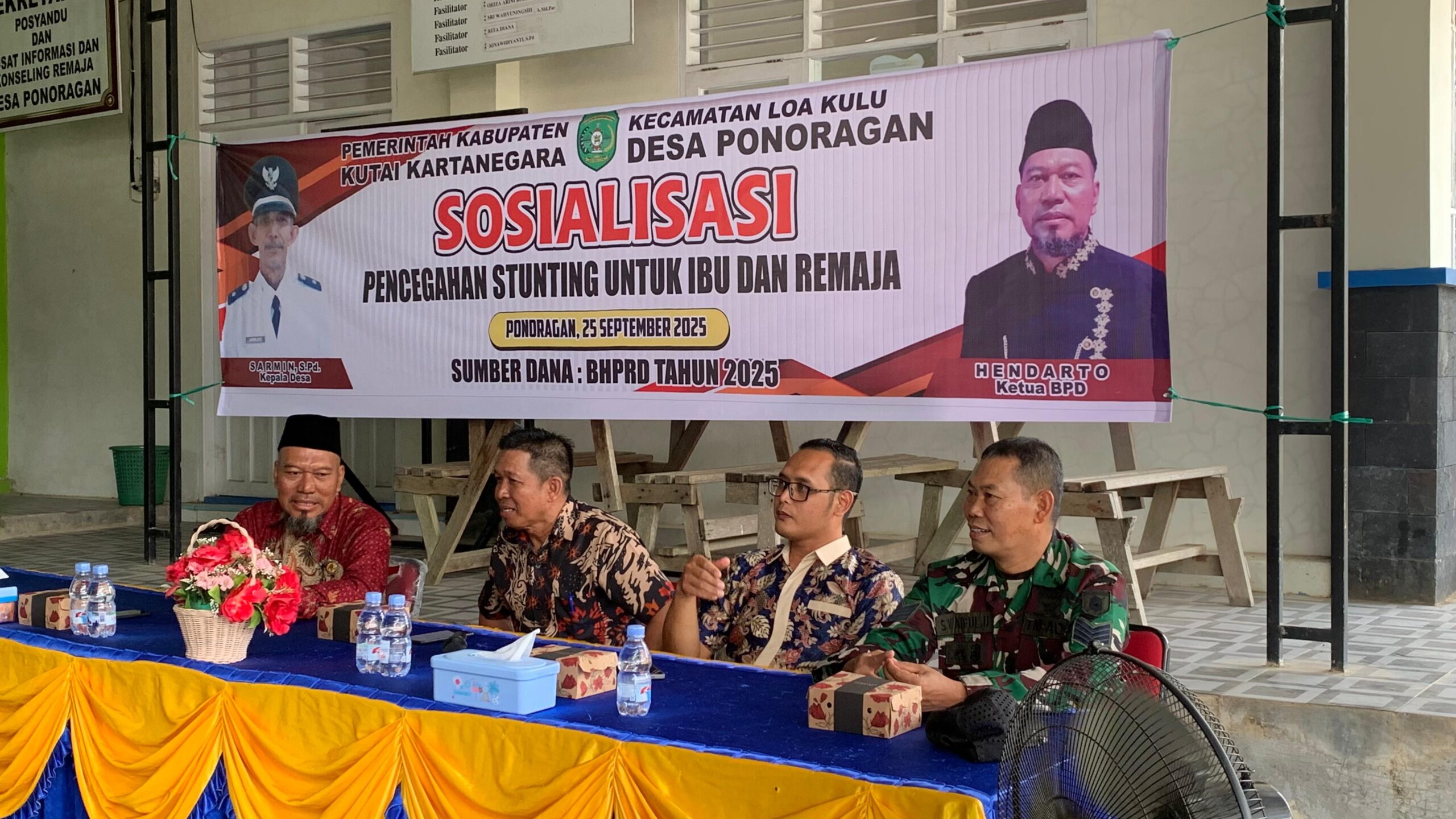 Dukung Program Kesehatan, Babinsa Hadiri Sosialisasi Stunting Untuk Ibu Dan Remaja